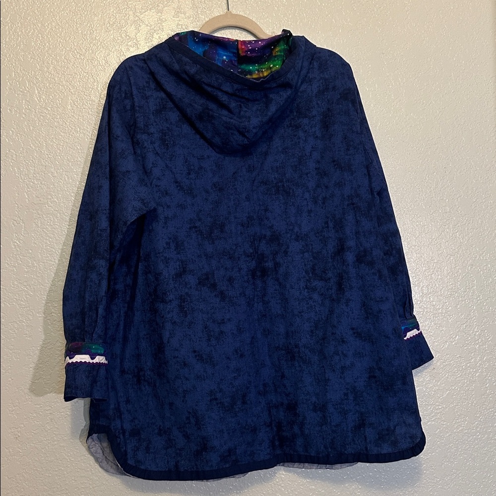 Made by Theresa Alaska Native Kuspuk Qaspeq Cotton EUC L - Picture 5 of 6
